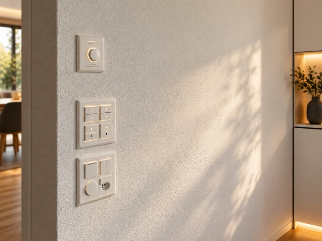 Moderne Smart-Home-Steuerung für Beleuchtung und Gebäudetechnik und Gebäudeautomation von ETM Elektro AG in Schaffhausen und Umgebung. Loxone Smart Home Partner